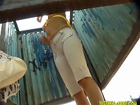 Bc632#Hidden camera in the beach cabin