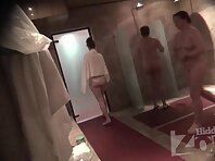 Sh1700#Several women wipe their bodies right in front of the camera lens. We see very good p