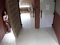 Pv36374#Hidden camera in the spa center. Hidden camera caught two naked ефттув beauties