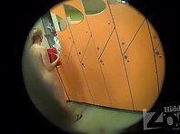 Lo1170#The young beauty so keen on talking on the phone that she did not notice that her nak