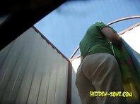 Bc1105#Hidden camera in the beach cabin