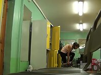 Lo1220#The young slender beauty in the process of undressing show us her sexy lingerie and b