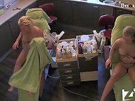 Sp2910#Spy cam in beauty salon