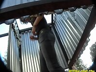 Bc592#Hidden camera in the beach cabin