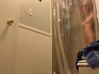 Pv35424#Hiddencam in the bathroom. A hidden camera caught a completely naked tanned baby with