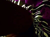 Up1776#Woman in a long purple sundress. I did not stop the length of her skirt. Get great sh