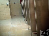 Sh1108#Woman with beautiful lines from the sun goes out of the shower. We can see all of her