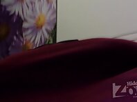 Up2050#Girl in a short brown skirt. Such a model in stockings, our operator could not miss. 