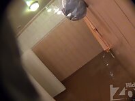 Sh889#A pretty woman with shaved pussy taking a shower