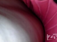 Up1881#Brunette in a short red dress. Pretty round ass in black thong. Our operator repeated