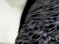 Up1825#Another hot teen girls upskirt video. Girl in a wide black skirt. Pretty round ass in