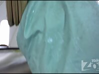 Up1670#The blonde in the green dress. Beautiful tanned ass and hairy crotch in white panties