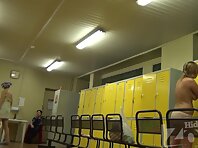 Lo1309#Blonde in white panties worn after a shower. Beautiful boobs with tan lines. Successf