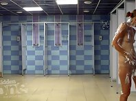 Sh1311#Naked girls and women to lather and wash in the shower. Our hidden cam shower filmed 