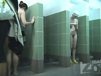 Sh2029#Several younger women entered the shower. It is more pleasant to consider them than f