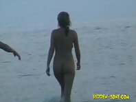 Nu1026#Evening at the nudist beach