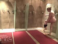 Sh1365#Girls and women take a shower after the pool. Our cameraman filmed their wet naked bo